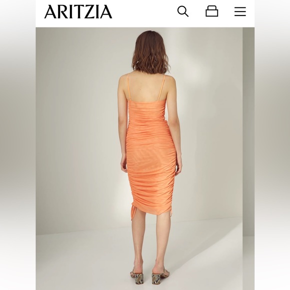 BLACK Aritzia Wilfred Rivers Dress NWT - Sz Med - Picture 6 of 9